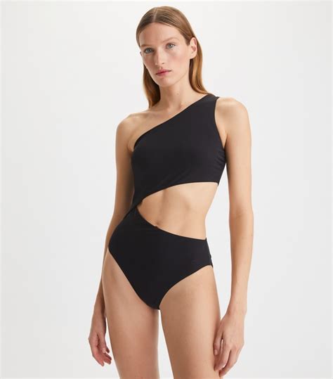 Cut Out Swimsuit Womens Designer One Pieces Tory Burch