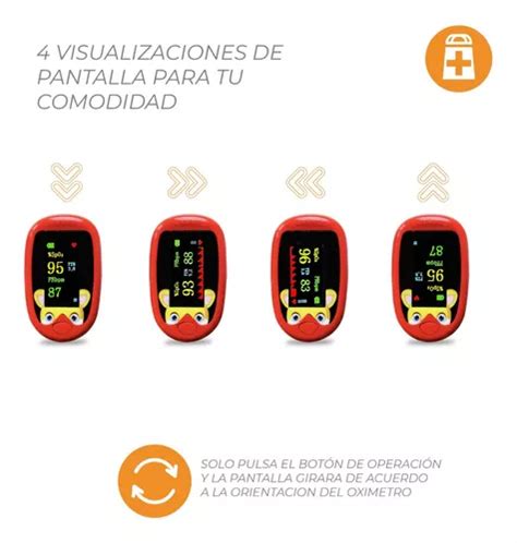 Oxímetro Pediatrico Portatil Digital Recargable Infantil Herme D