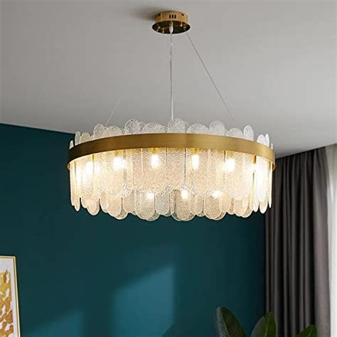 Buy CITRA 600 MM Milky Crystal LED Chandelier Ring Hanging Suspension