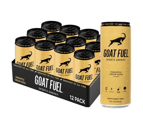 Pineapple Cream Soda 12 Pack Goat Fuel