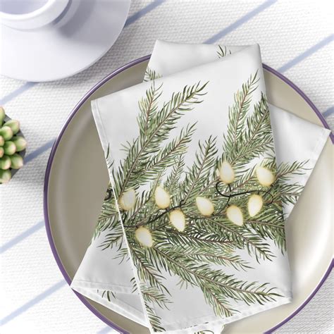 Christmas Napkins Dinner Napkins Cloth Napkins Christmas - Etsy