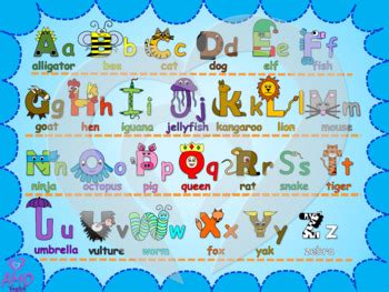 Free Printable Mnemonic Alphabet Upper Case Capital Letters A To Z Poster