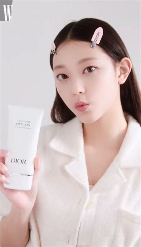 Haerin For W Korea With Dior Beauty Endorsing The Dior La Mousse Off On