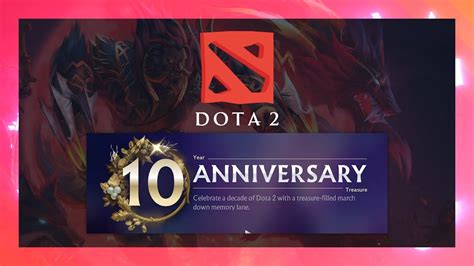 Free Immortals Dota Year Anniversary Youtube