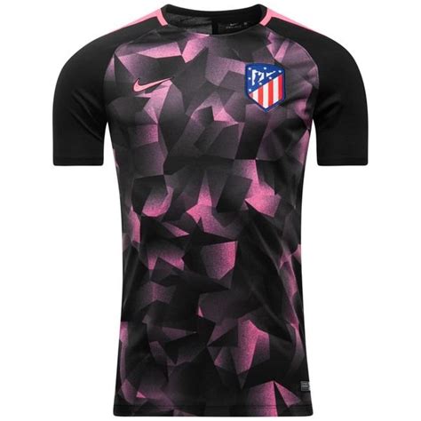 Atletico Madrid T Shirt D Entra Nement Dry Squad Noir Rose Enfant