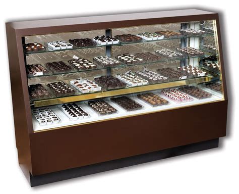 These Straight Glass Candy Display Cases Offer A Traditional Clean