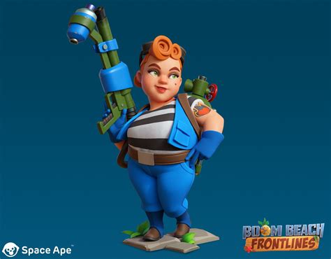 Artstation Boom Beach Frontlines Characters In Boom Beach