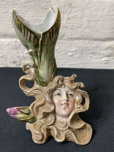 Small Antique Art Nouveau Porcelain Vase Tullochs Auctions