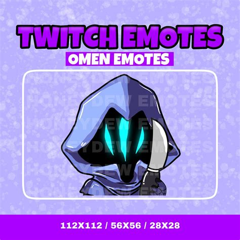 Twitch Emote Valorant Emote Omen Emote Cute Emotes Etsy Singapore