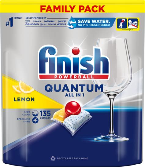 FINISH Quantum kapsułki do zmywarki lemon 135 szt Drogeria