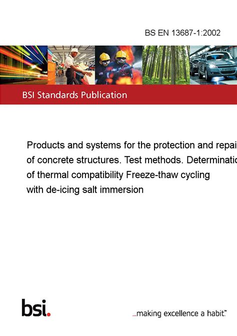BS EN 13687-1:2002 Products and systems for the protection and repair ...