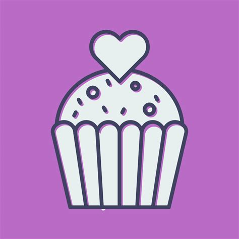 Cupcake Vector Icon 23609051 Vector Art At Vecteezy