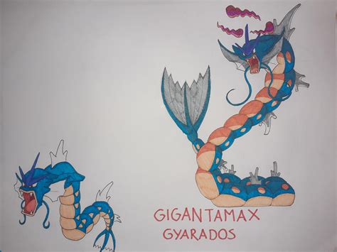 I think gyarados deserves a gigantamax form : r/fakemon