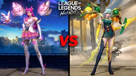 Kaisa Lunar Fairy VS Star Guardian Kaisa Skin Comparison Wildrift YouTube