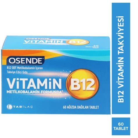 Osende Metilkobalamin B12 60 Tablet Nar Ecza