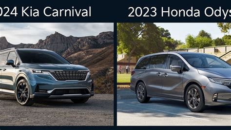 2024 Minivan Showdown Kia Carnival Vs Honda Odyssey