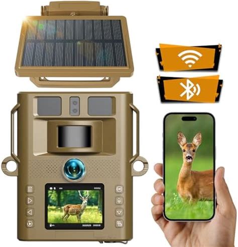 Amazon Voopeak Solar Trail Camera Mp K Wifi Bluetooth Hunting