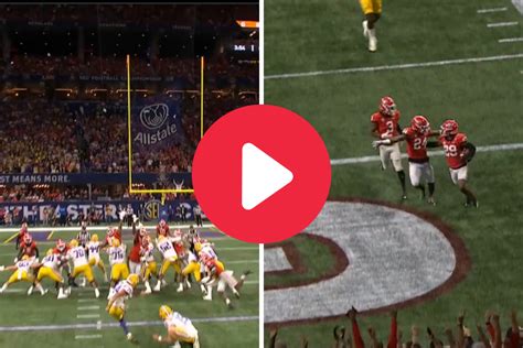 Georiga’s Heads Up FG Return Caught LSU Sleeping [VIDEO]