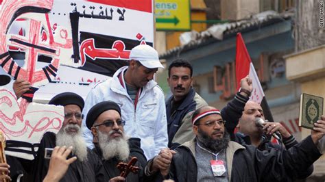 Christians In Egypt Stage Protest