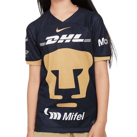 Nike Kids Pumas Unam 202324 Away Jersey Navygold Azteca Soccer