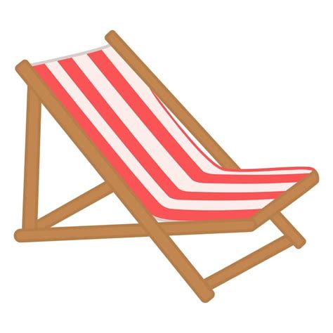 Premium Vector Cartoon Beach Chair