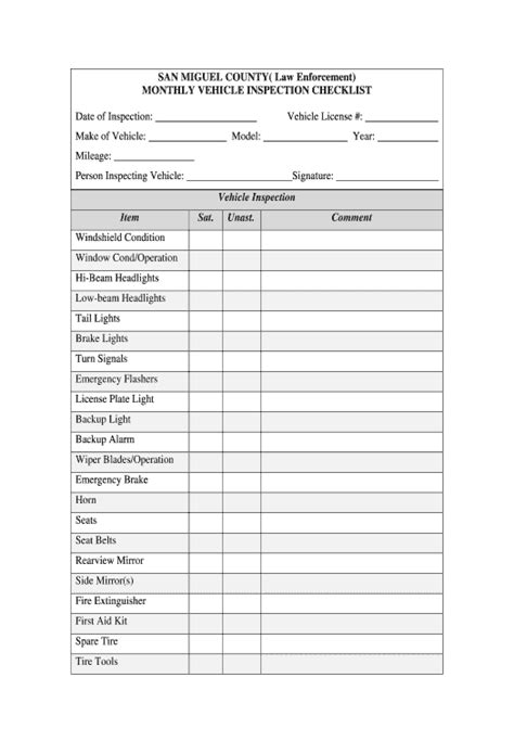 Fleet Vehicle Inspection Checklist Easily Airslate