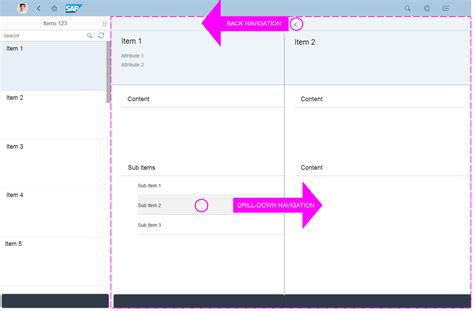 Split Screen Layout Sap Fiori Design Guidelines