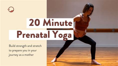 20 Minute Prenatal Yoga Flow Youtube