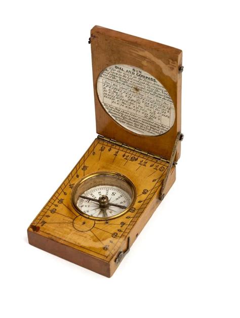 Lot 73 Pocket Compass A Pocket Sundial And Compass