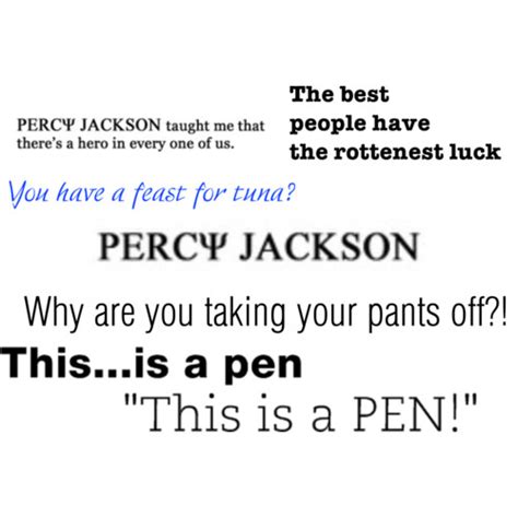 Best Percy Jackson Quotes. QuotesGram