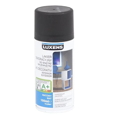 Vopsea Spray Luxens Negru Ral Mat Ml