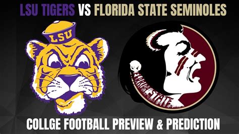 Lsu Tigers Vs Florida State Seminoles Week 1 College Football