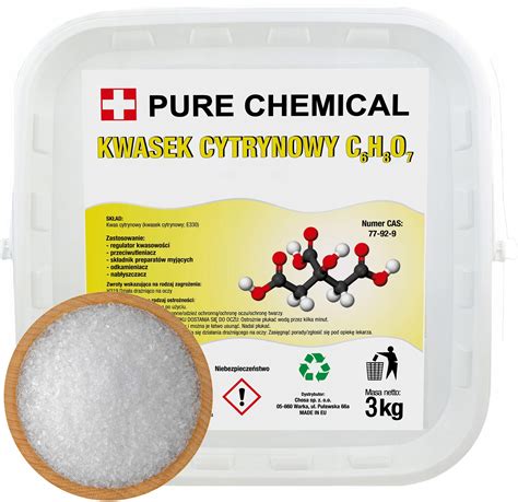 Pure Chemical Kwasek Cytrynowy Kg Opinie I Atrakcyjne Ceny Na Ceneo Pl