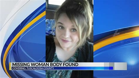 Missing Woman Body Found In Tuscaloosa County Youtube