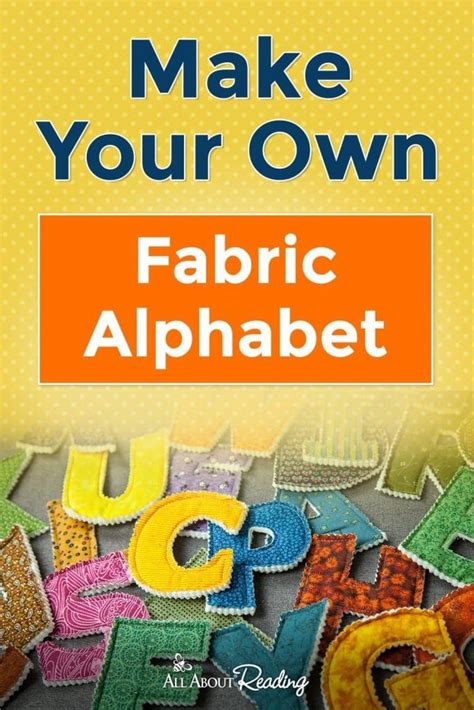 Free Template To Make Your Own Fabric Alphabet Craft Free Homeschool