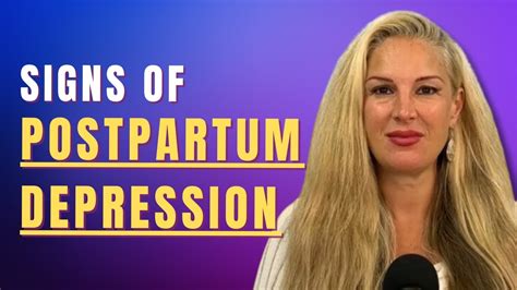 Signs And Supporting Your Partner Through Postpartum Depression Youtube