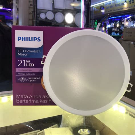 Jual PHILIPS DOWNLIGHT LED MESON 59469 21 WATT PUTIH PAKET 2 GRATIS 1