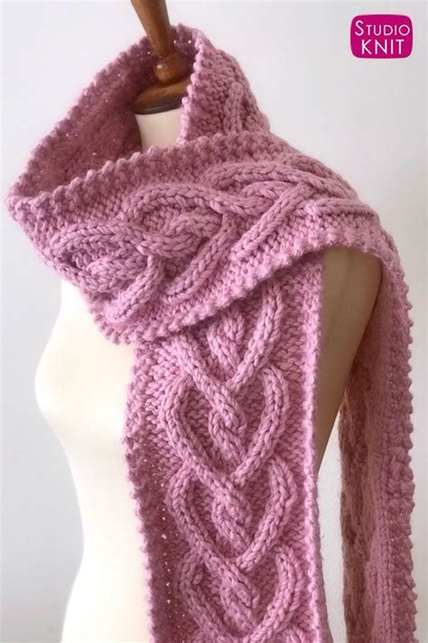 Celtic Heart Cable Knit Scarf Pattern Artofit