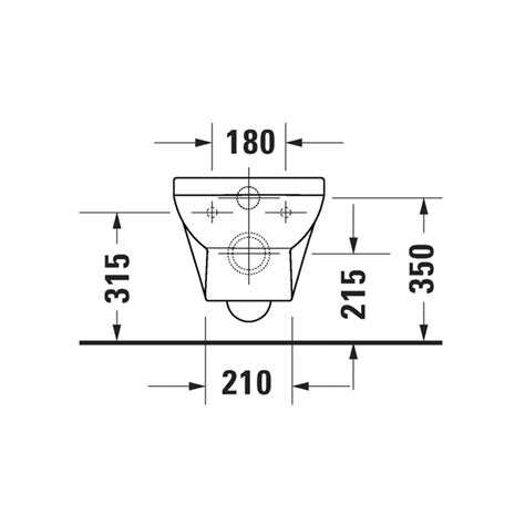 Duravit No Vaso Sospeso Compact Rimless A Cacciata Senza