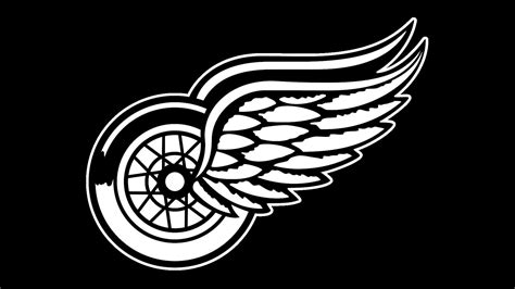 Black And White Detroit Red Wings Logo Logodix