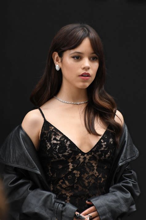 Jenna Ortega At Valentino Fashion Show In Paris Hawtcelebs