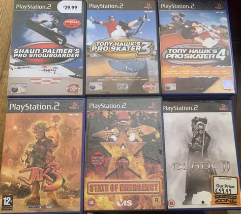 BUNDLE OF SONY PlayStation 2 Games Joblot PS2 Some Complete With