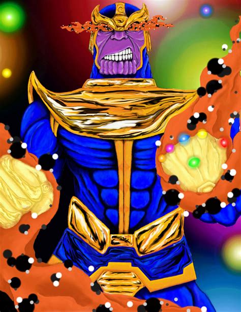 Thanos Mad Titan By Flexdlrvh On Deviantart