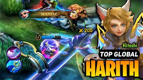 Maniac Harith Best Build Harith Top Global Gameplay Mobile