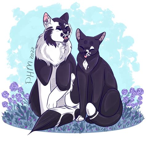 :: Warrior Cats :: Ravenpaw and Barley by PeachHoneyMelt on DeviantArt