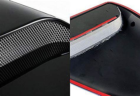 JDM Universal Car Decorative Air Flow Intake Hood Scoop Vent Bonnet