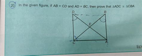 In The Given Figure AB CD And AD BC Prove That BAC ACD