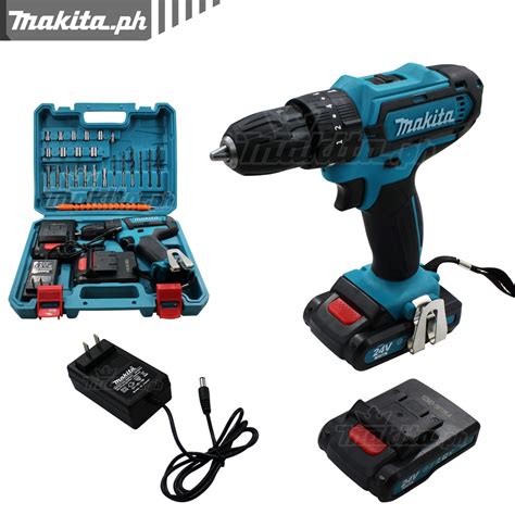 Makita Df D V Brushless Cordless Hammer Drill Set Shopee