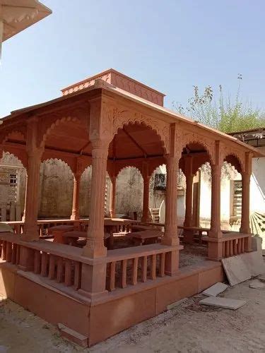 Feet Red Sandstone Temple At Rs Lakh Piece In Jaipur Id