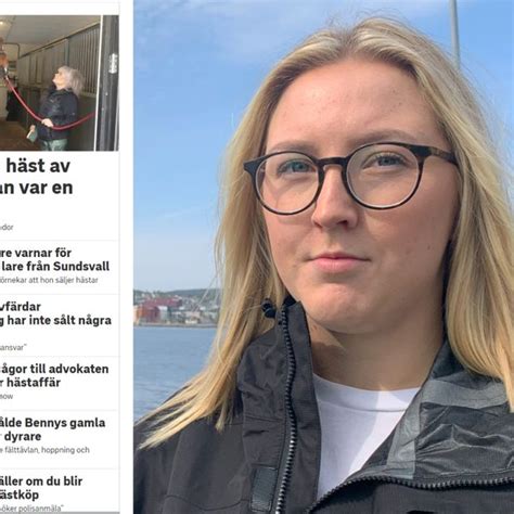 SVT s reporter om hästgranskningen Svårt att förstå hennes del i de